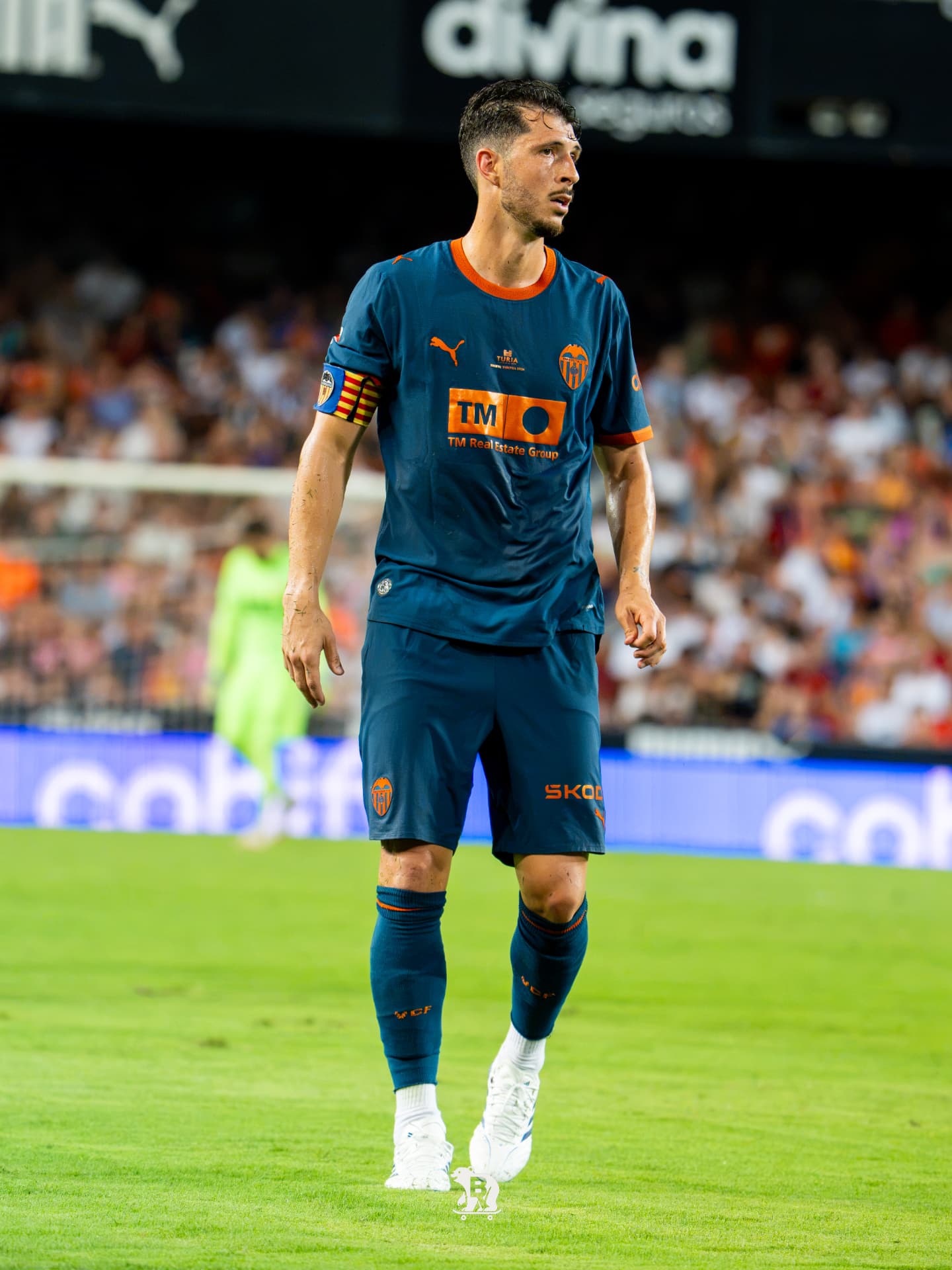 El capitán dirige a los suyos