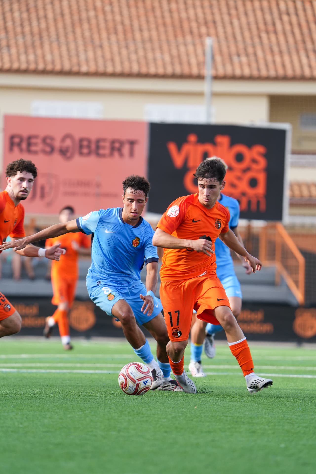 Una acción entre el Torrent CF y el RCD Mallorca.