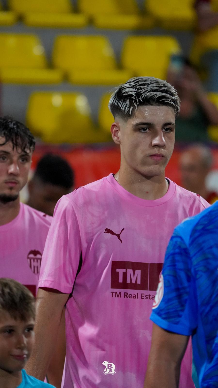 David Albelda, antes de saltar al terreno de juego