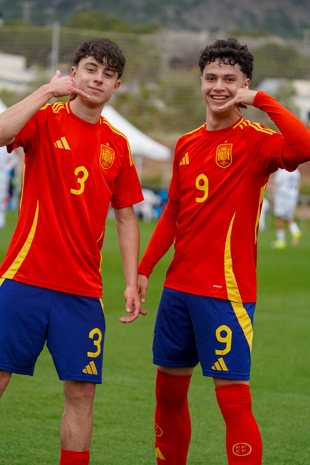 Celebración con la Selección