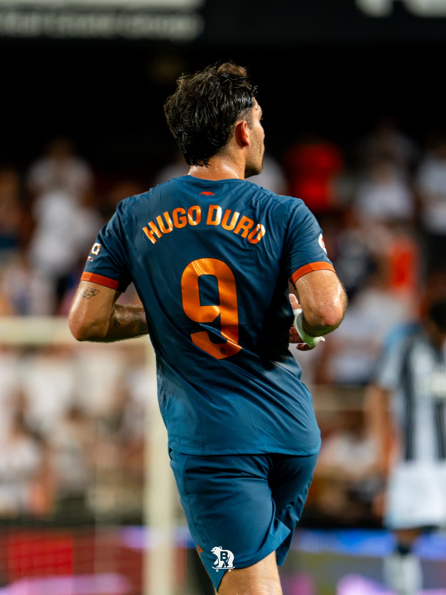 Hugo Duro, el '9' que no deja de correr